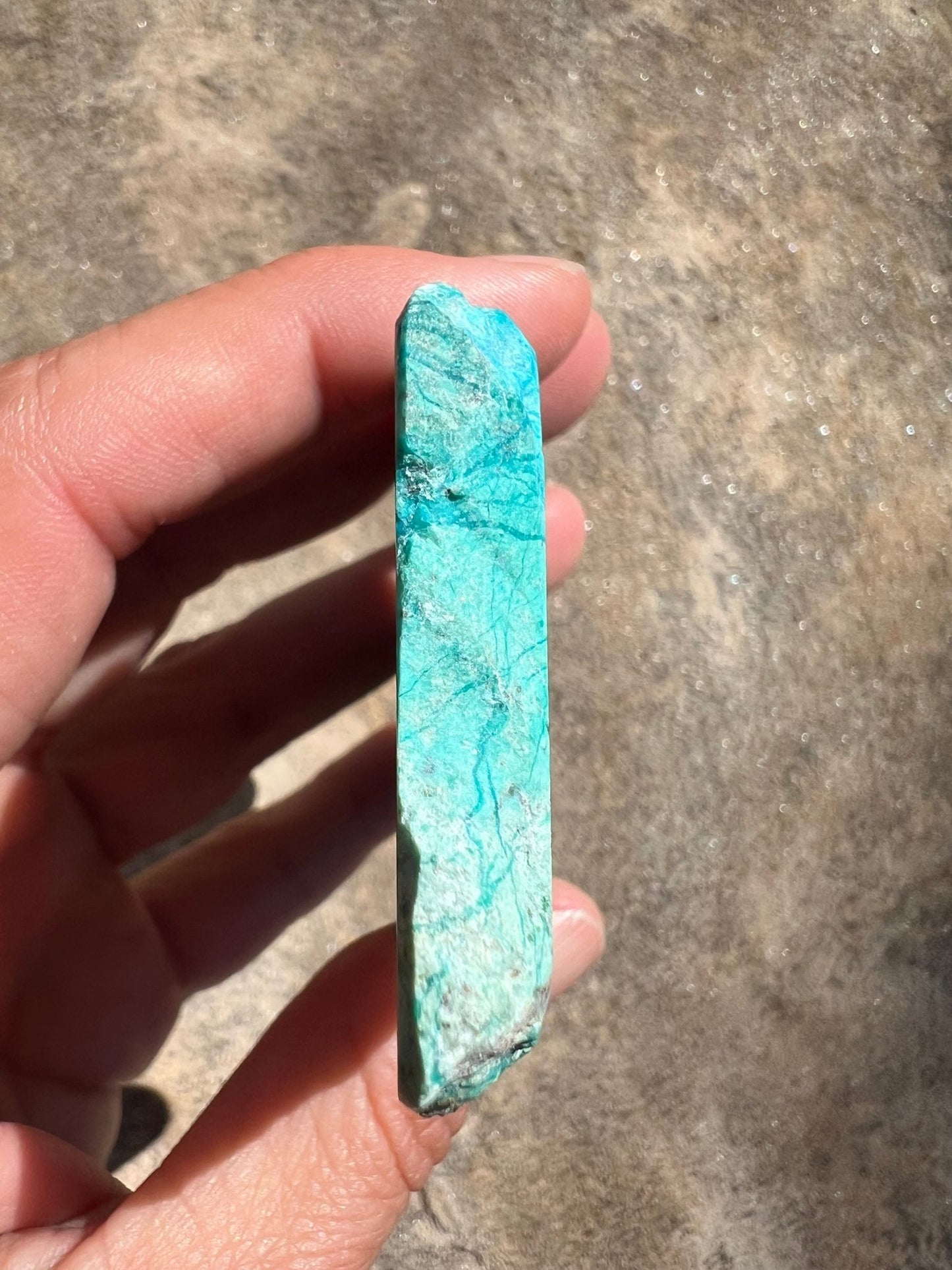 Blue River Chrysocolla Slab 52g - Purple Door Alchemy