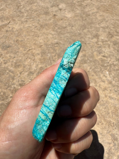 Blue River Chrysocolla Slab 54g - Purple Door Alchemy