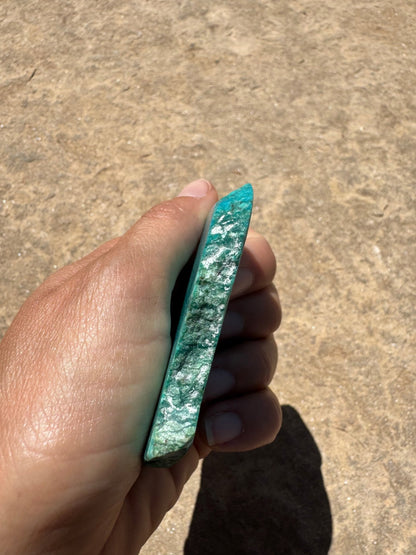 Blue River Chrysocolla Slab 54g - Purple Door Alchemy