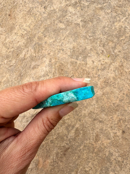 Blue River Chrysocolla Slab 73g - Purple Door Alchemy