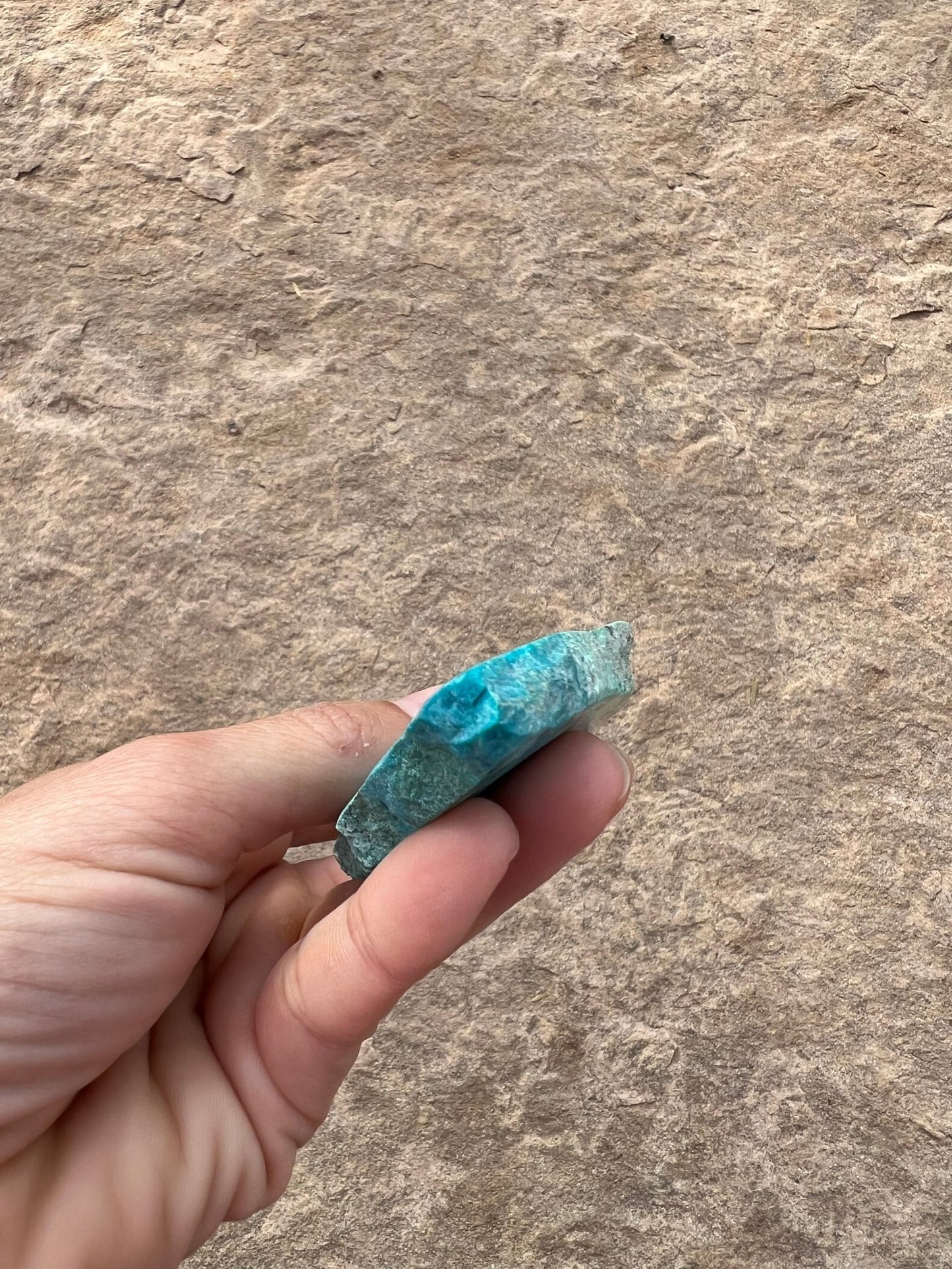 Blue River Chrysocolla Slab 85g - Purple Door Alchemy