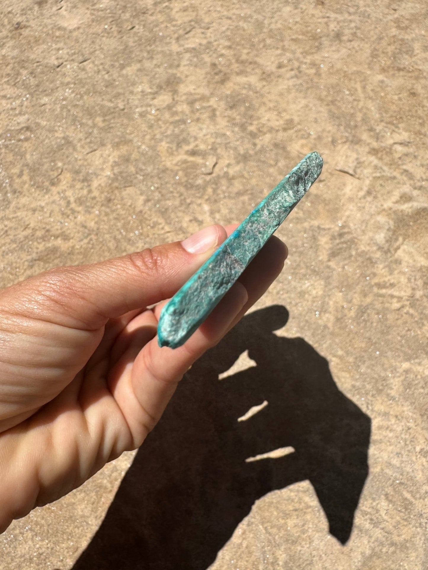 Blue River Chrysocolla Slab 86g - Purple Door Alchemy