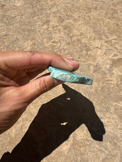 Blue River Chrysocolla Slab 86g - Purple Door Alchemy