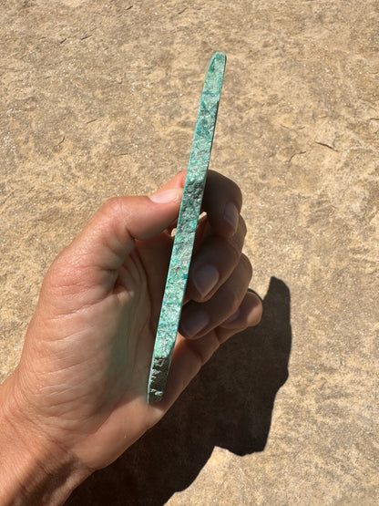 Blue River Chrysocolla Slab 86g - Purple Door Alchemy