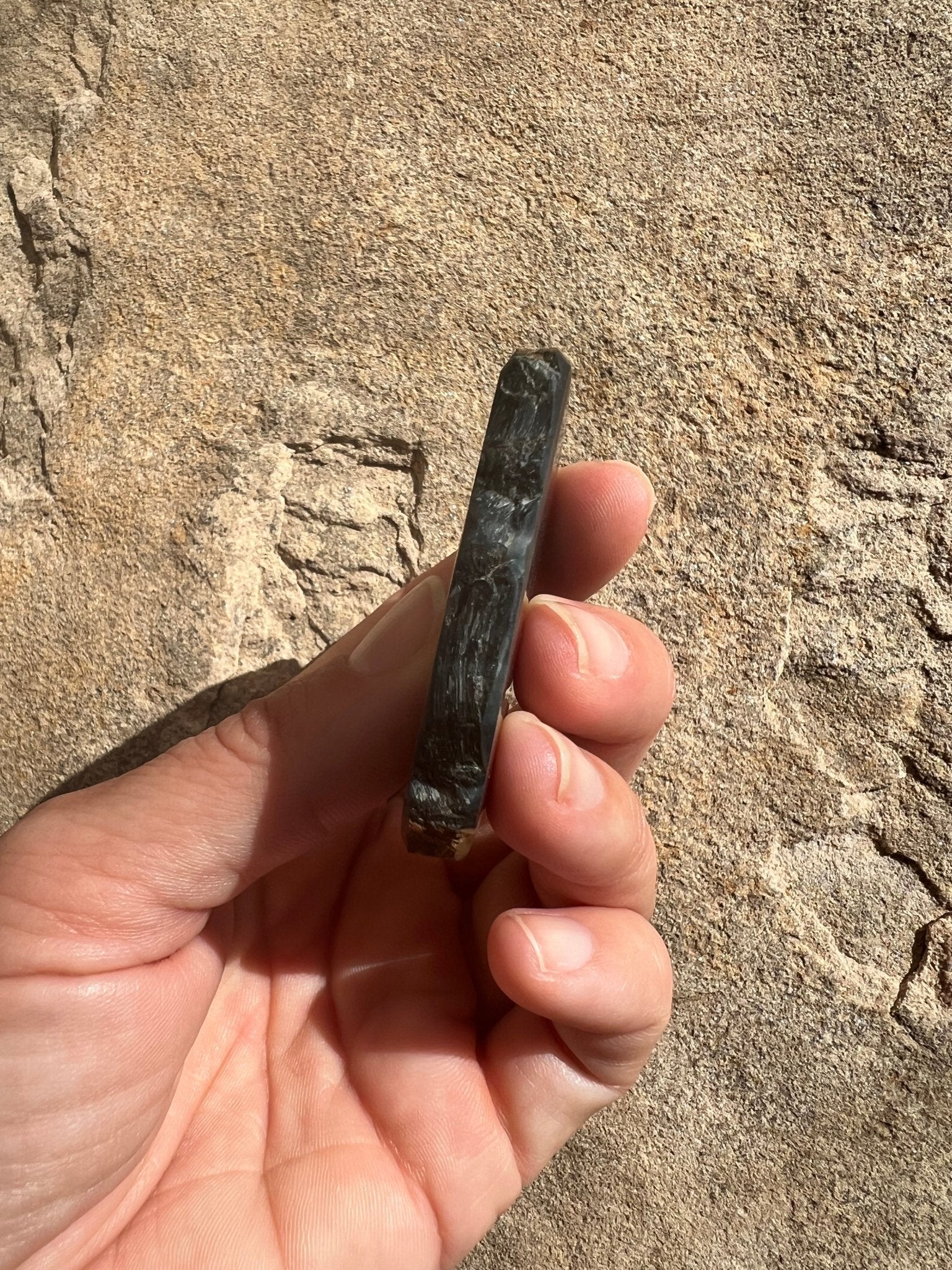 Blue Tigers Eye Slab 36g - Purple Door Alchemy