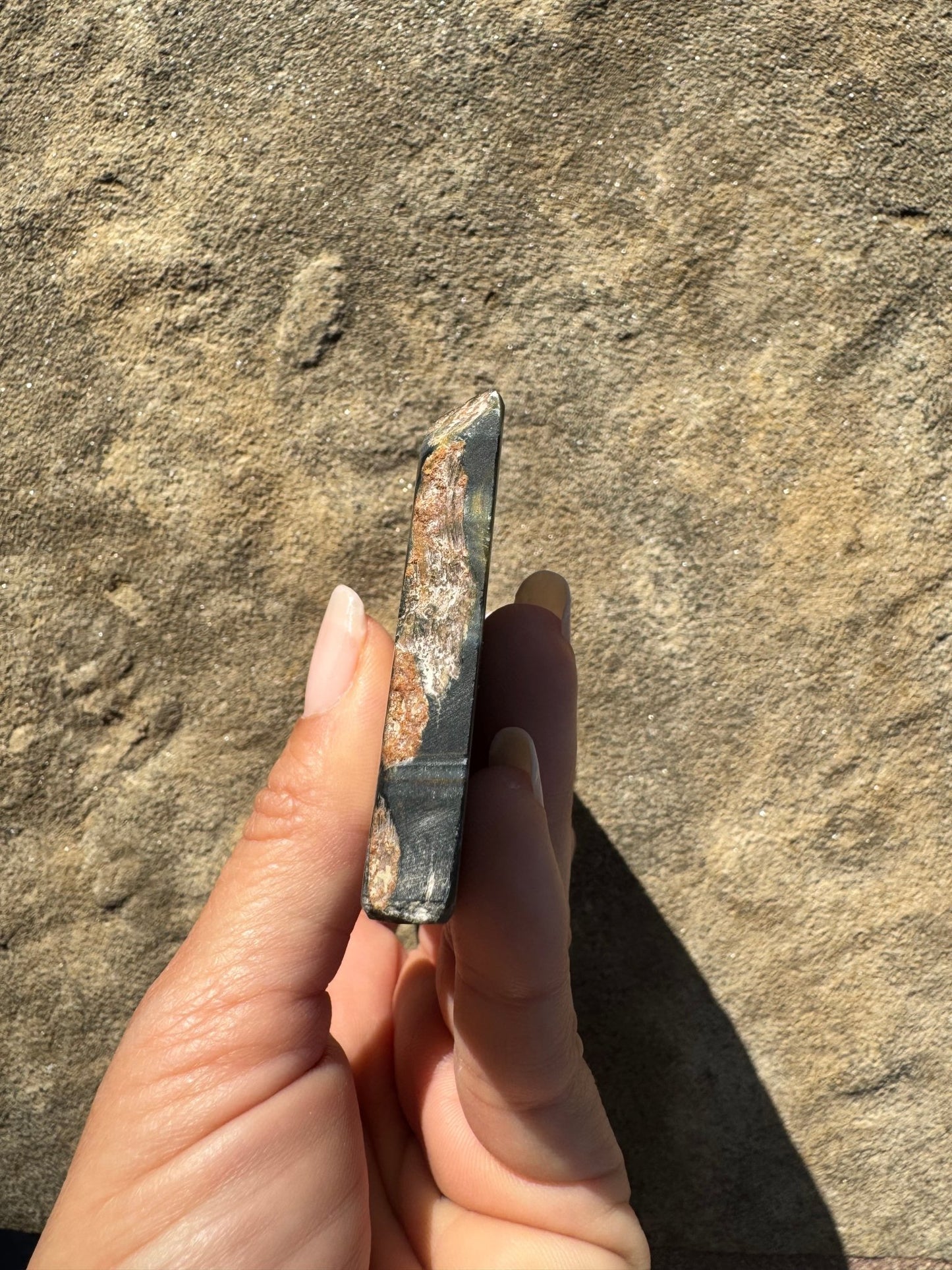 Blue Tigers Eye Slab 92g - Purple Door Alchemy