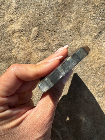Blue Tigers Eye Slab 92g - Purple Door Alchemy