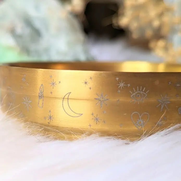 Brass Altar Bowl - Purple Door Alchemy