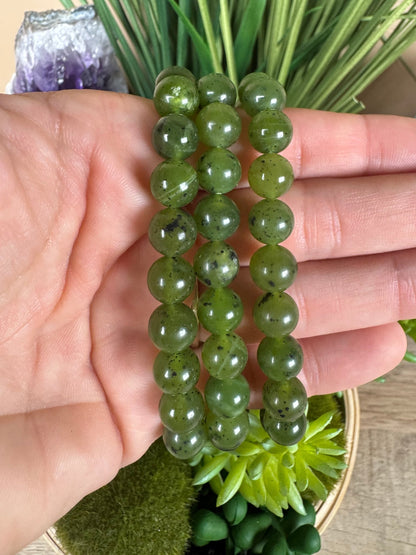 Canadian Nephrite Jade Bracelet - Purple Door Alchemy