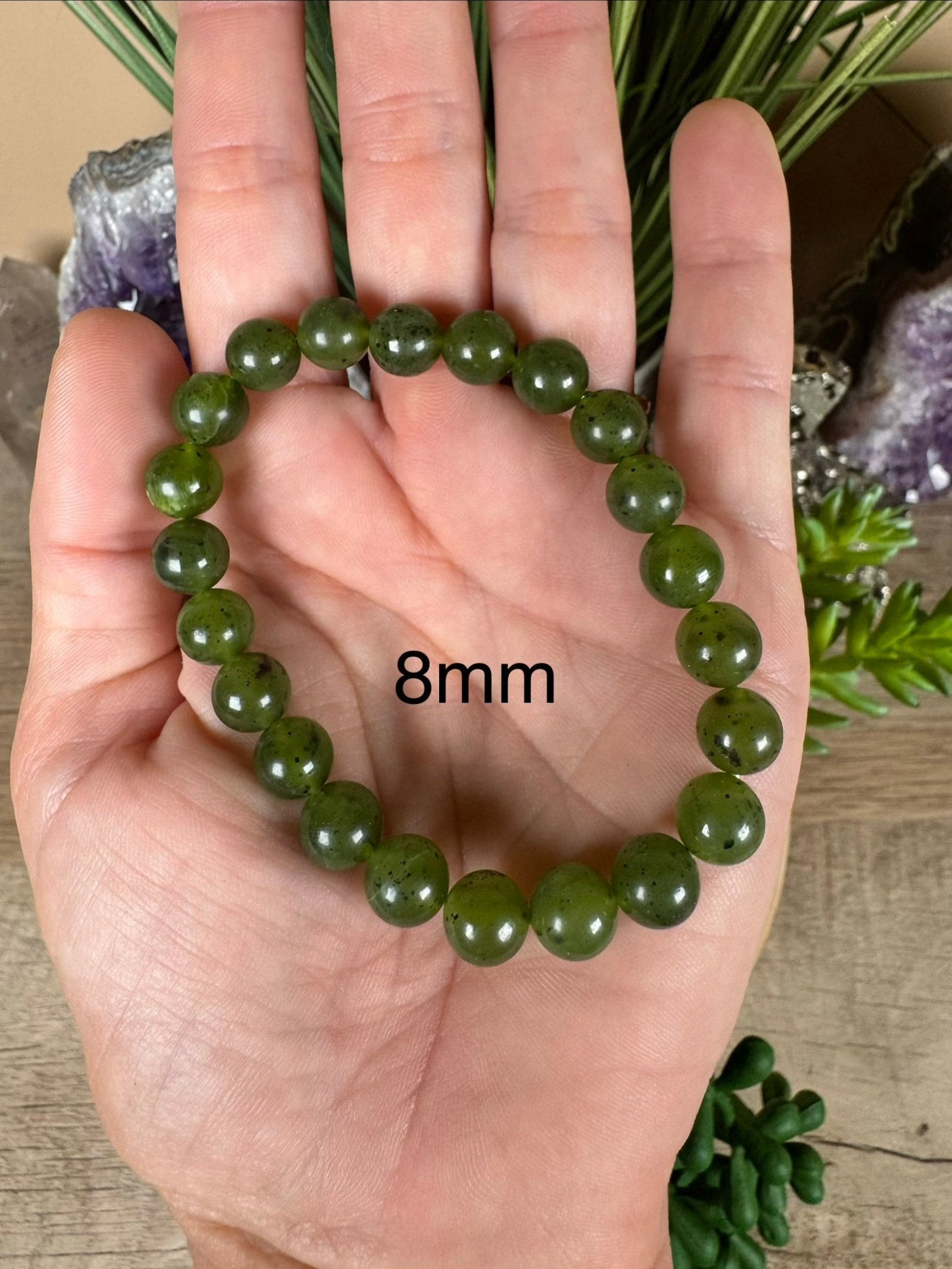 Canadian Nephrite Jade Bracelet - Purple Door Alchemy