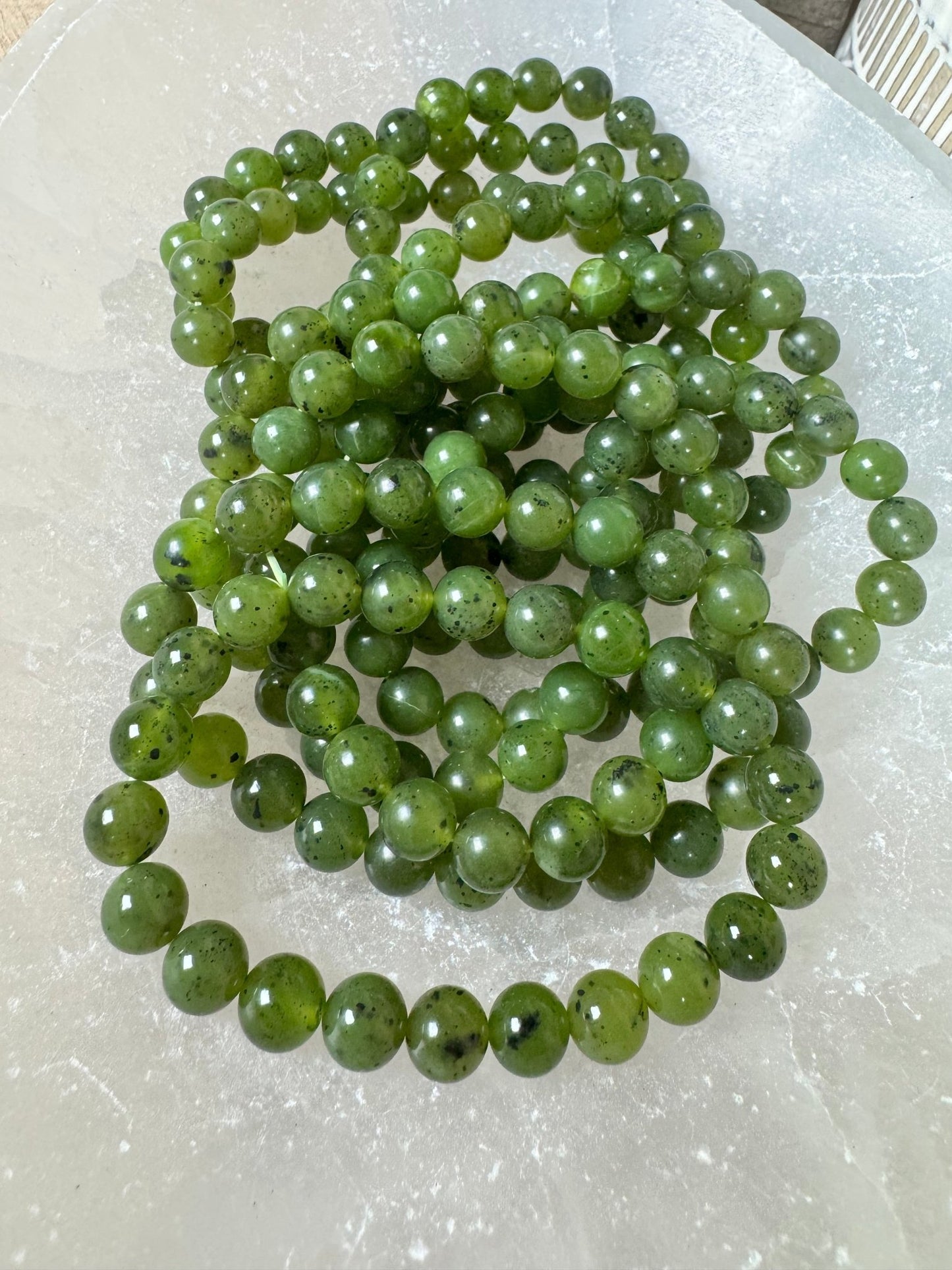 Canadian Nephrite Jade Bracelet - Purple Door Alchemy
