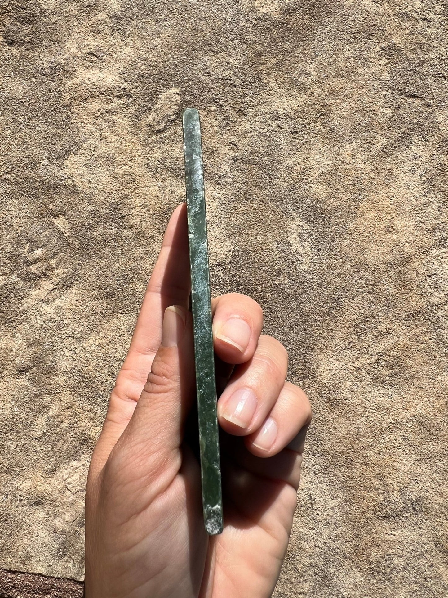 Canadian Nephrite Jade Slab 100g - Purple Door Alchemy