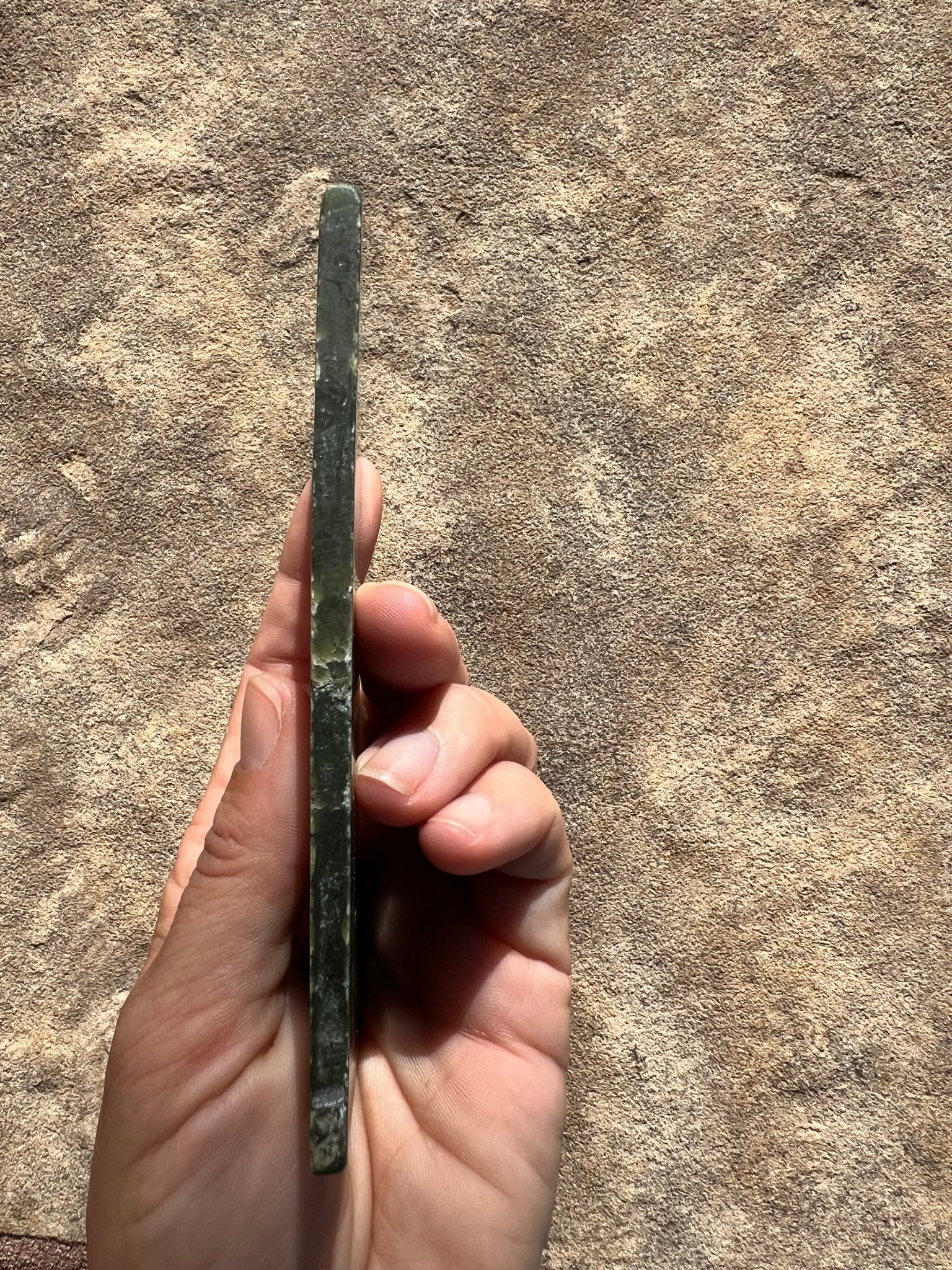 Canadian Nephrite Jade Slab 100g - Purple Door Alchemy