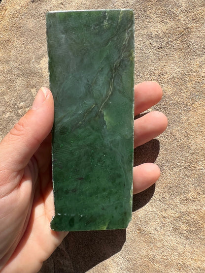 Canadian Nephrite Jade Slab 100g - Purple Door Alchemy
