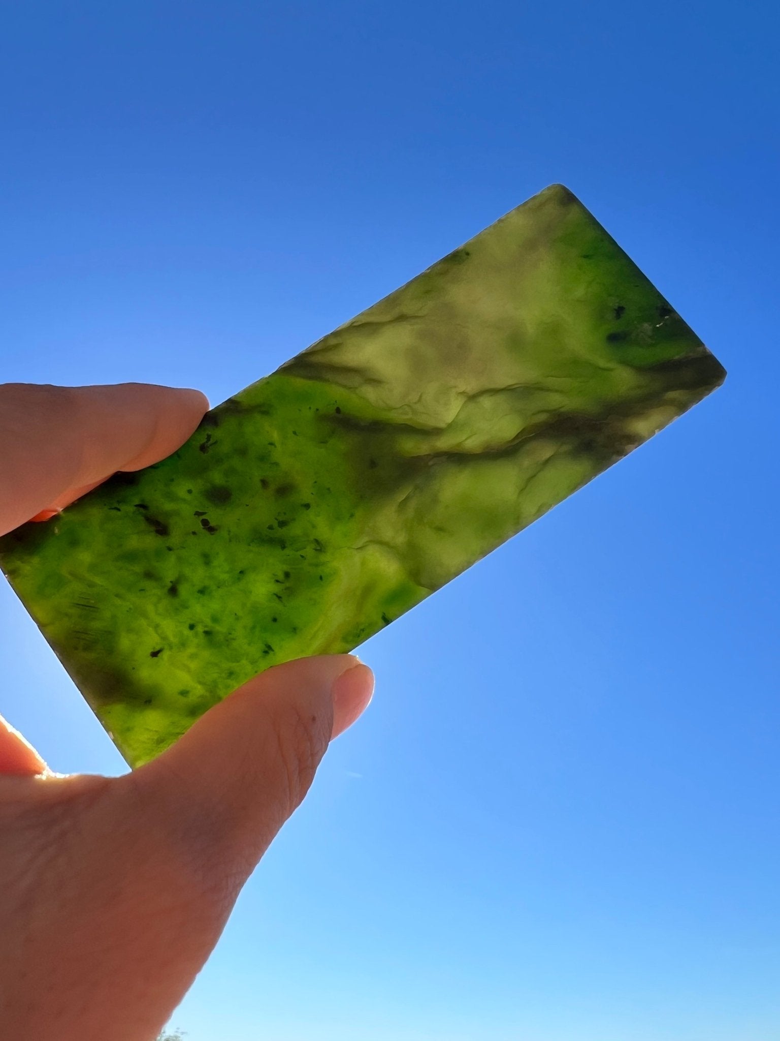 Canadian Nephrite Jade Slab 100g - Purple Door Alchemy