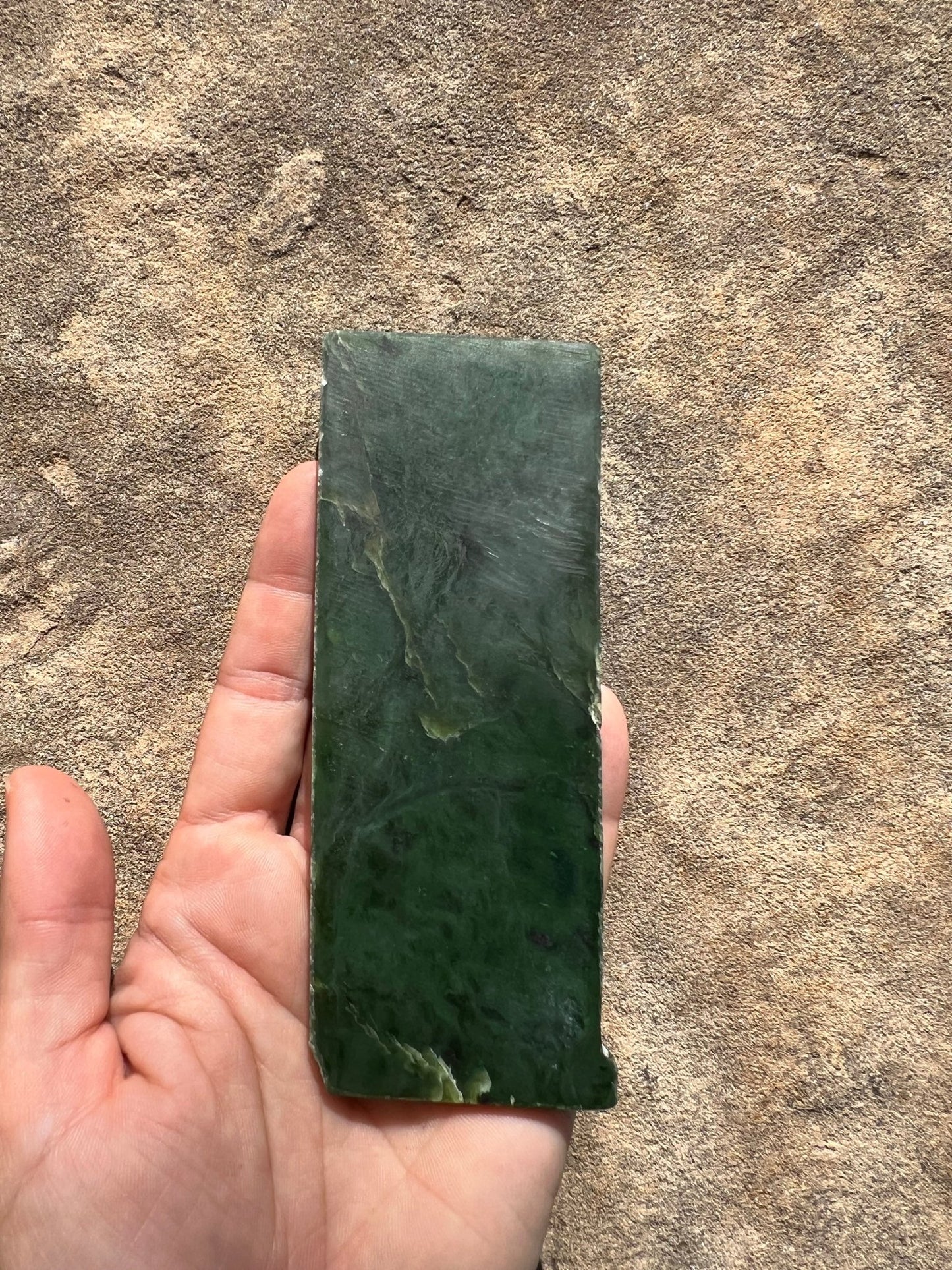 Canadian Nephrite Jade Slab 100g - Purple Door Alchemy