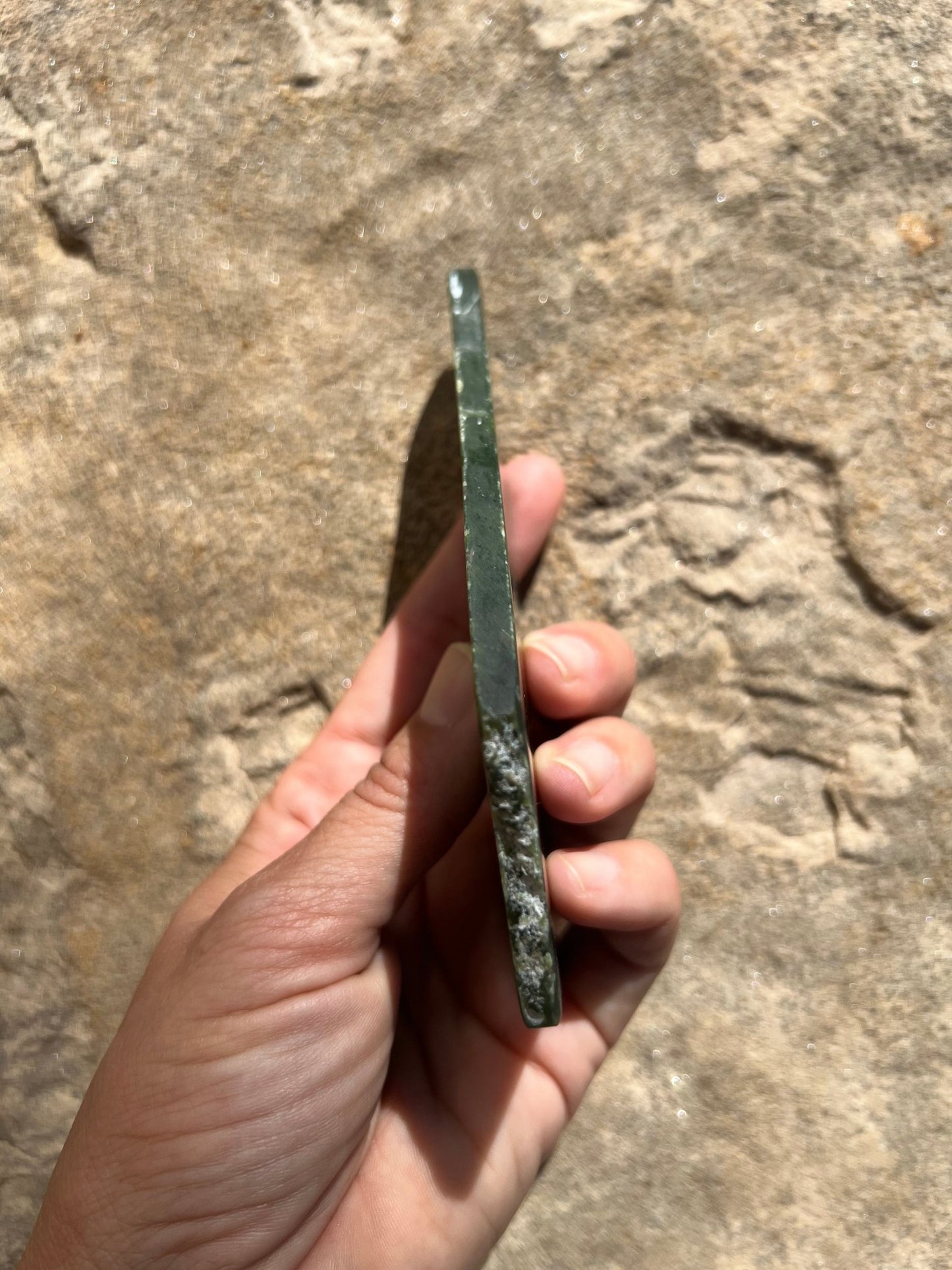 Canadian Nephrite Jade Slab 102g - Purple Door Alchemy