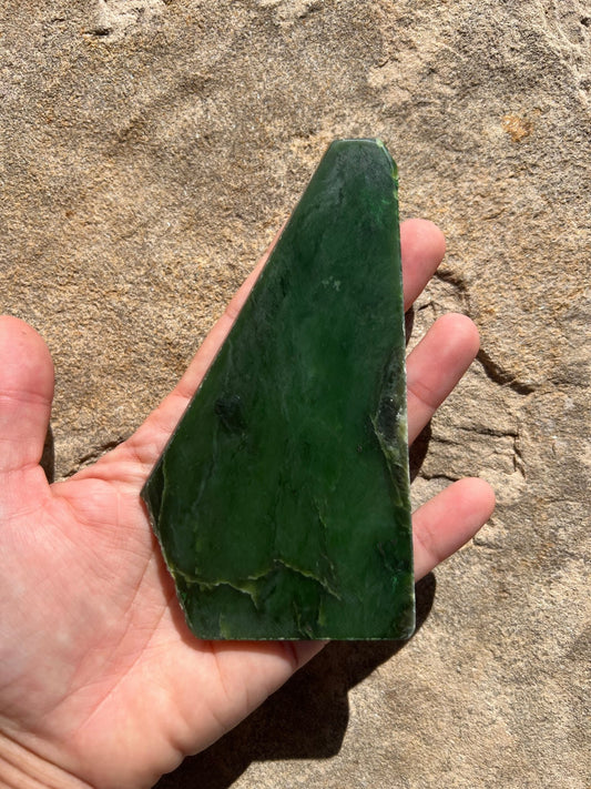 Canadian Nephrite Jade Slab 102g - Purple Door Alchemy