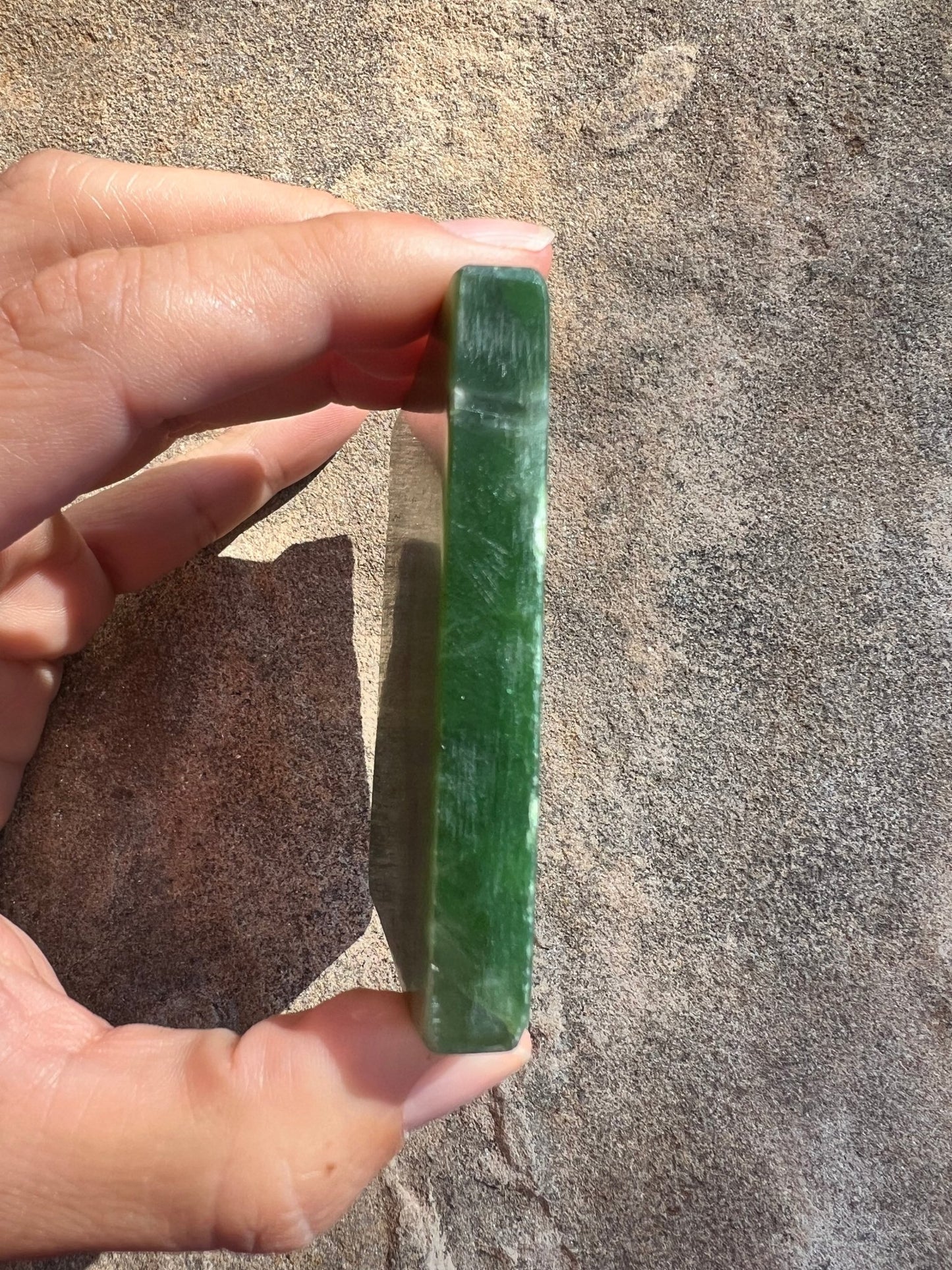 Canadian Nephrite Jade Slab 109g - Purple Door Alchemy