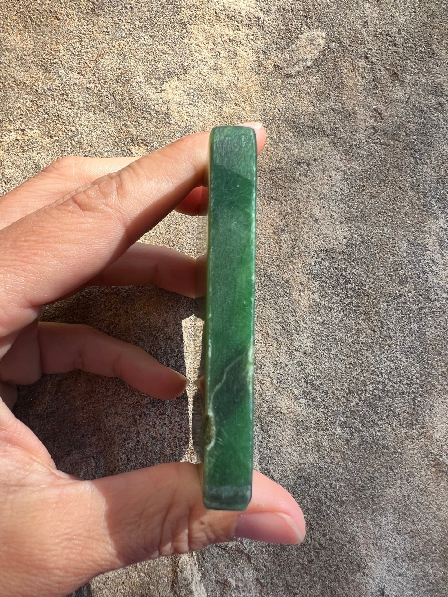 Canadian Nephrite Jade Slab 109g - Purple Door Alchemy