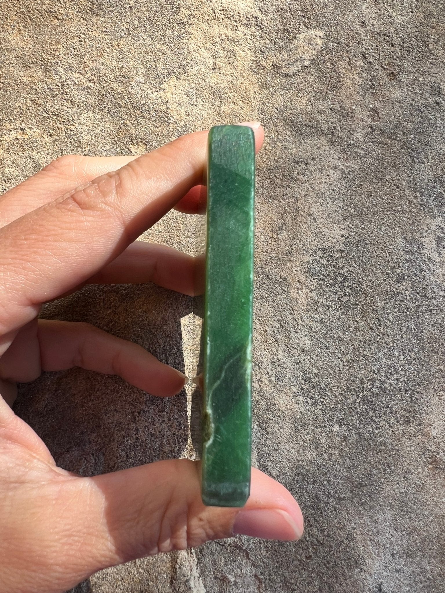Canadian Nephrite Jade Slab 109g - Purple Door Alchemy