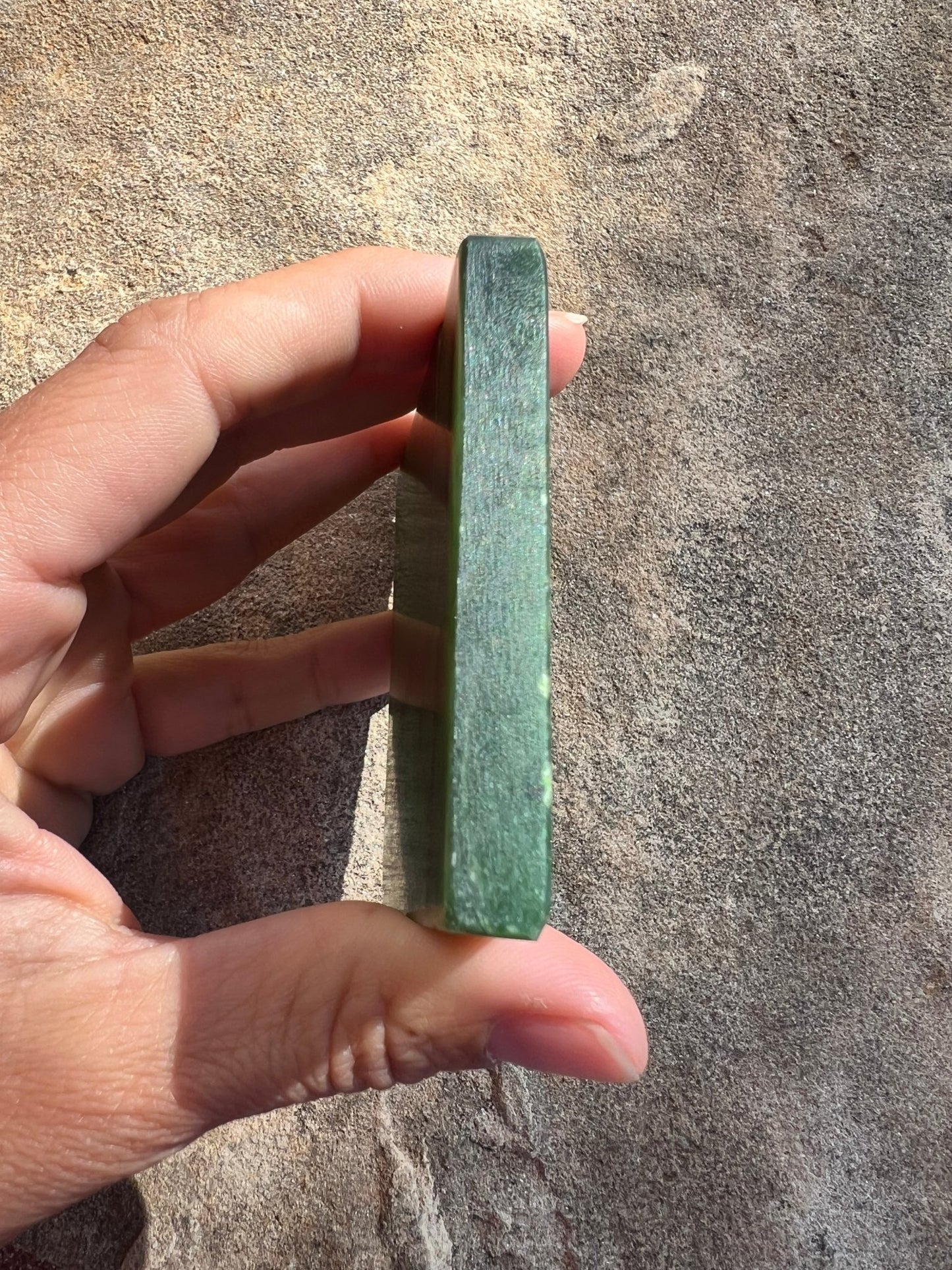 Canadian Nephrite Jade Slab 109g - Purple Door Alchemy