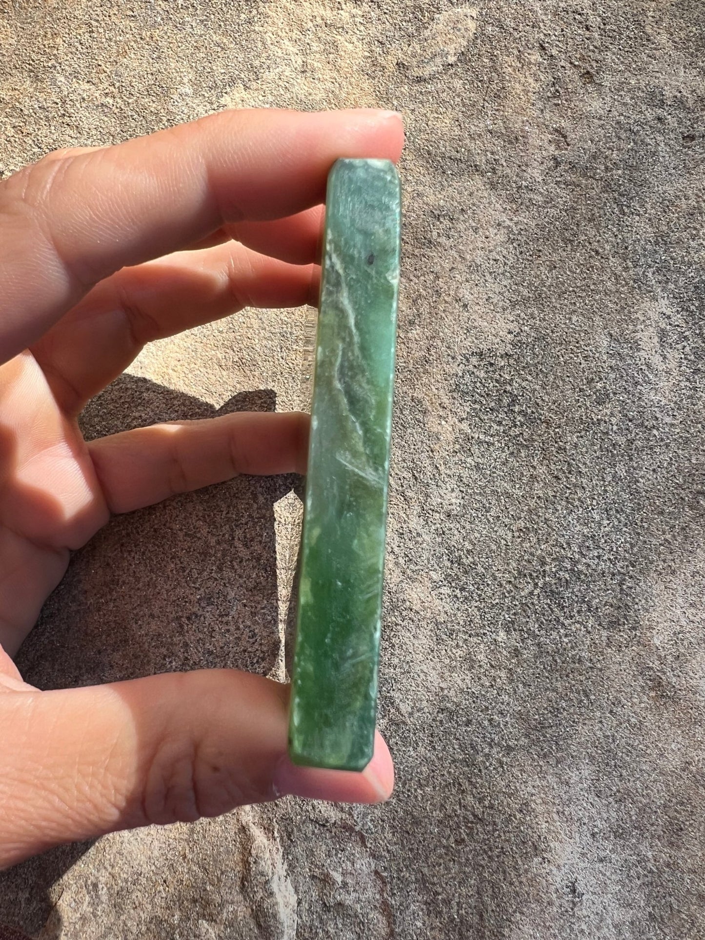 Canadian Nephrite Jade Slab 109g - Purple Door Alchemy