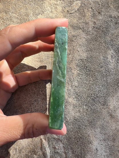 Canadian Nephrite Jade Slab 109g - Purple Door Alchemy