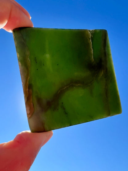 Canadian Nephrite Jade Slab 109g - Purple Door Alchemy