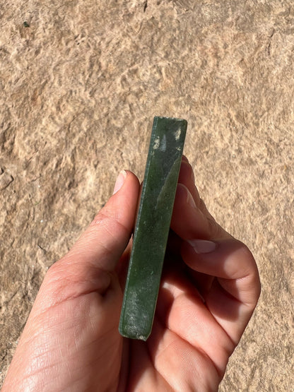 Canadian Nephrite Jade Slab 119g - Purple Door Alchemy