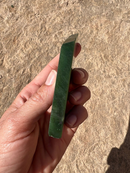 Canadian Nephrite Jade Slab 119g - Purple Door Alchemy