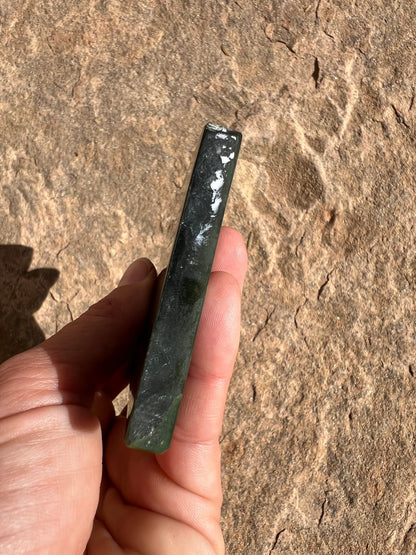 Canadian Nephrite Jade Slab 121g - Purple Door Alchemy