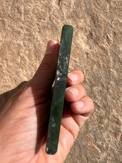 Canadian Nephrite Jade Slab 121g - Purple Door Alchemy