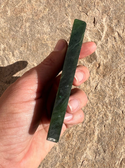 Canadian Nephrite Jade Slab 121g - Purple Door Alchemy