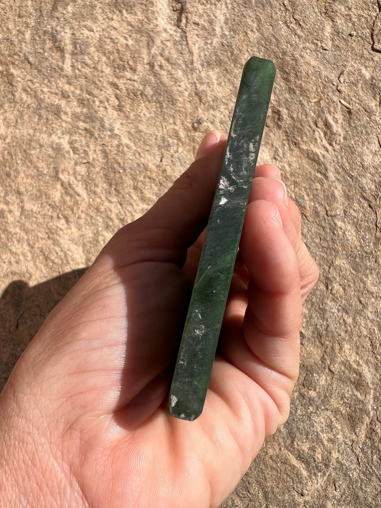 Canadian Nephrite Jade Slab 121g - Purple Door Alchemy