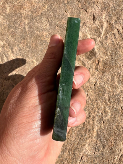 Canadian Nephrite Jade Slab 121g - Purple Door Alchemy