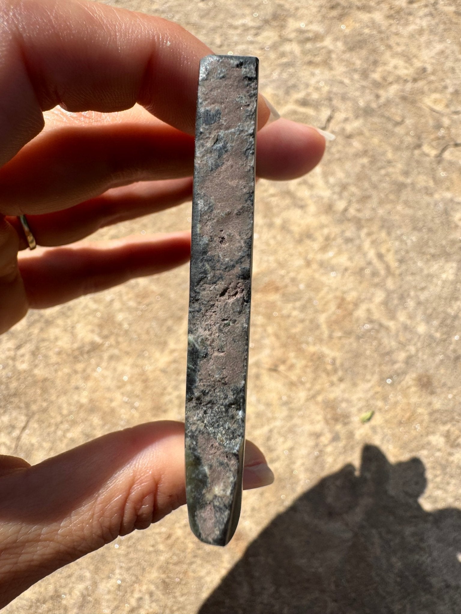 Canadian Nephrite Jade Slab 123g - Purple Door Alchemy