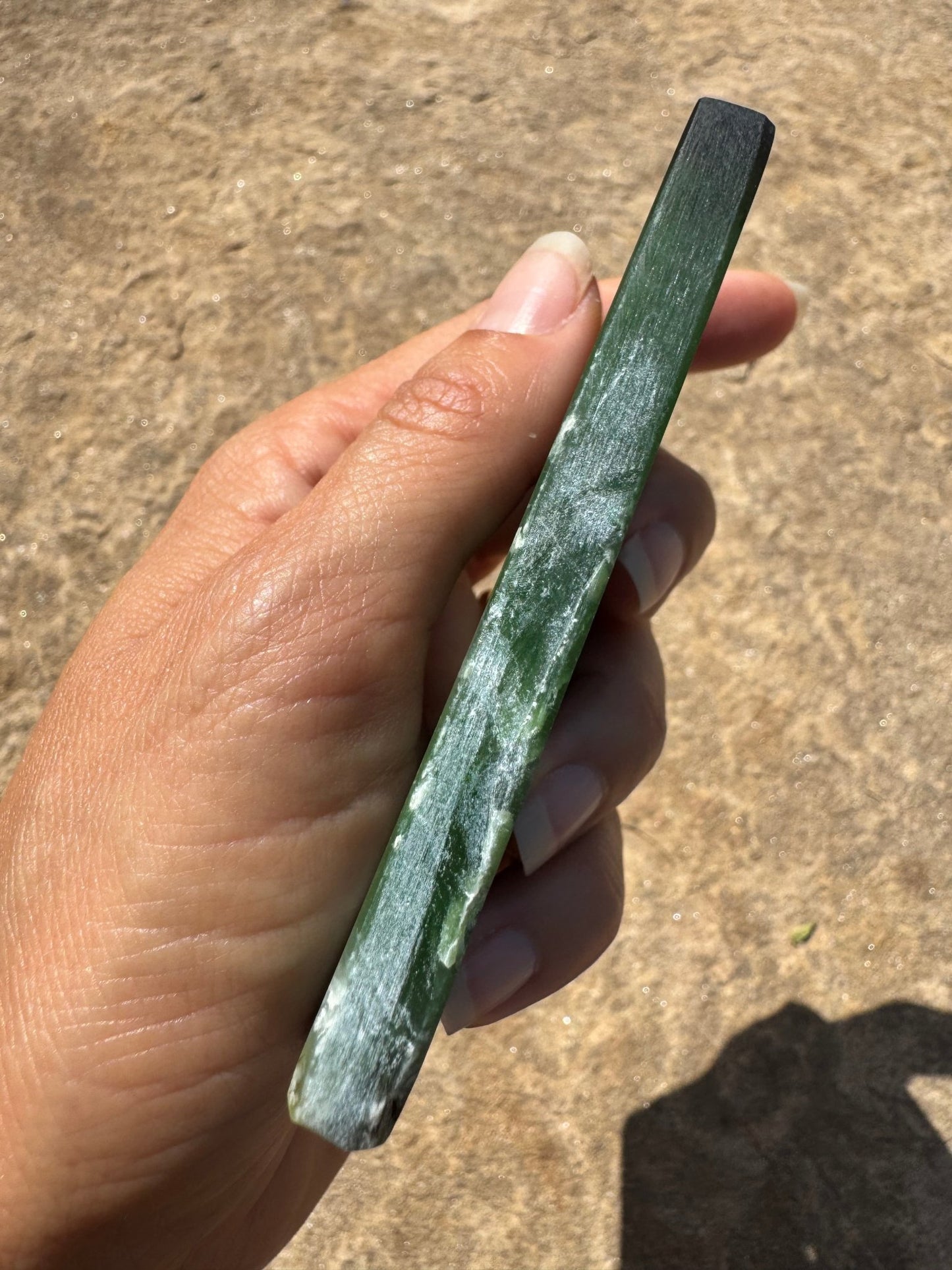 Canadian Nephrite Jade Slab 123g - Purple Door Alchemy