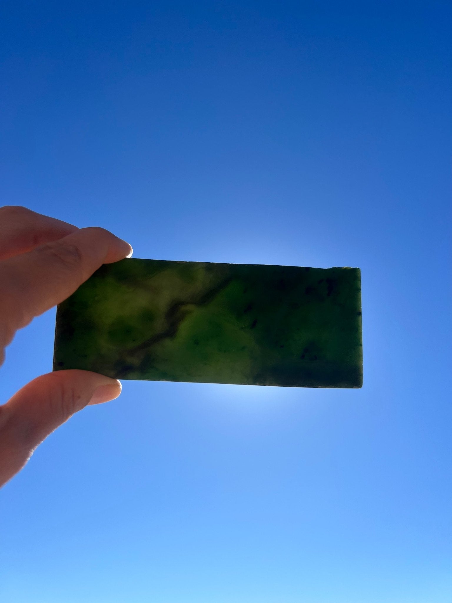Canadian Nephrite Jade Slab 137g - Purple Door Alchemy