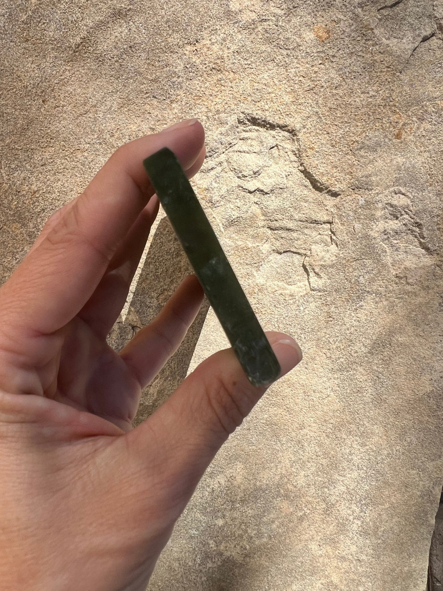 Canadian Nephrite Jade Slab 137g - Purple Door Alchemy