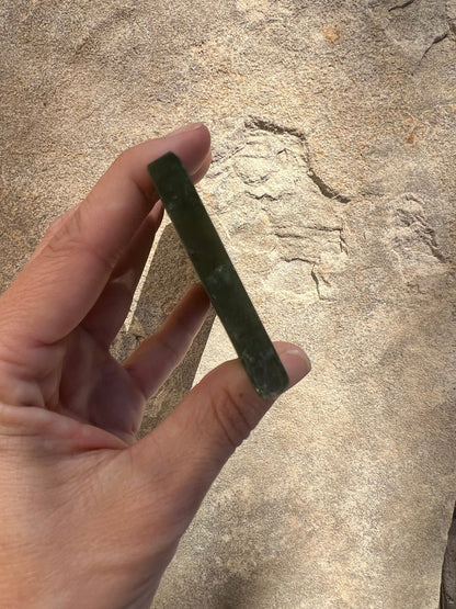 Canadian Nephrite Jade Slab 137g - Purple Door Alchemy