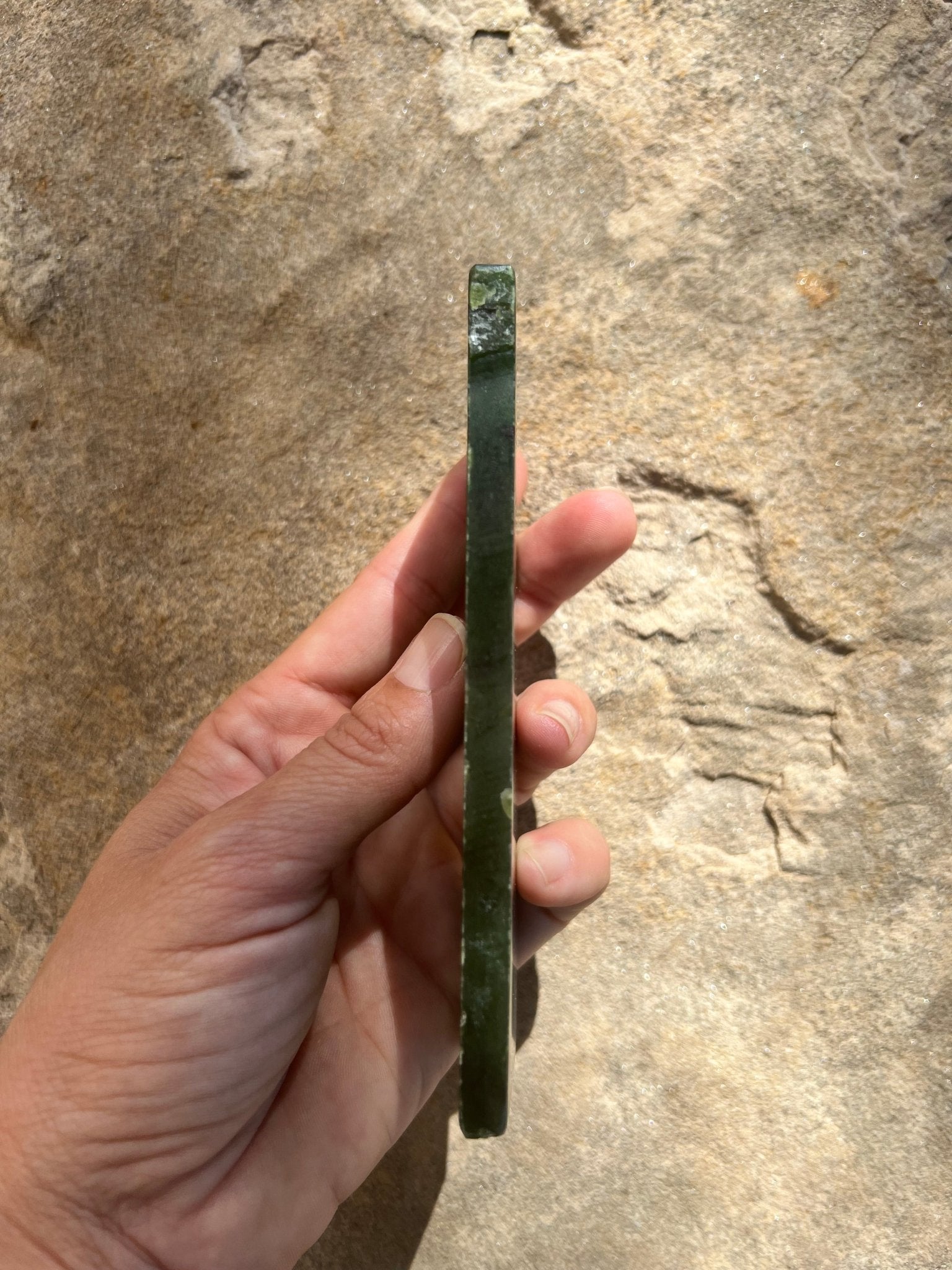 Canadian Nephrite Jade Slab 137g - Purple Door Alchemy