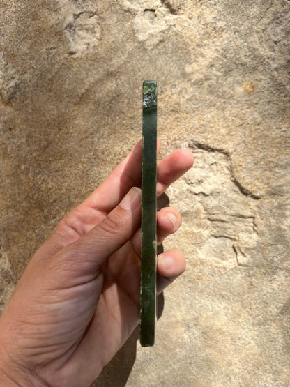 Canadian Nephrite Jade Slab 137g - Purple Door Alchemy