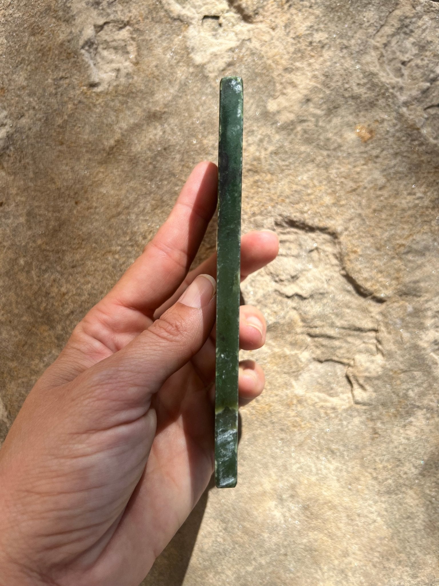 Canadian Nephrite Jade Slab 137g - Purple Door Alchemy