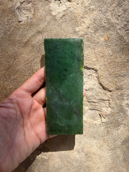 Canadian Nephrite Jade Slab 137g - Purple Door Alchemy