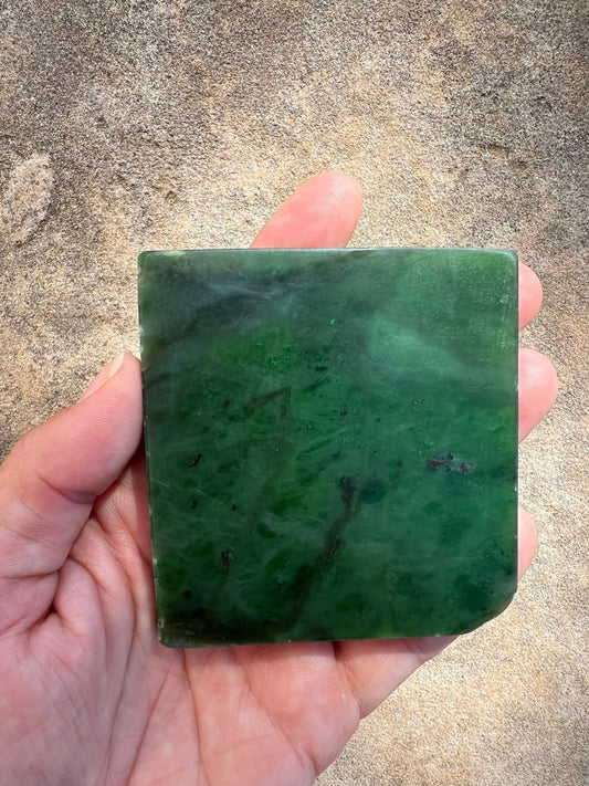 Canadian Nephrite Jade Slab 144g - Purple Door Alchemy