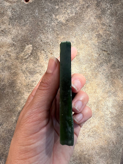 Canadian Nephrite Jade Slab 144g - Purple Door Alchemy