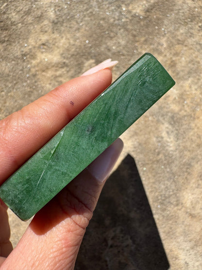 Canadian Nephrite Jade Slab 147g - Purple Door Alchemy
