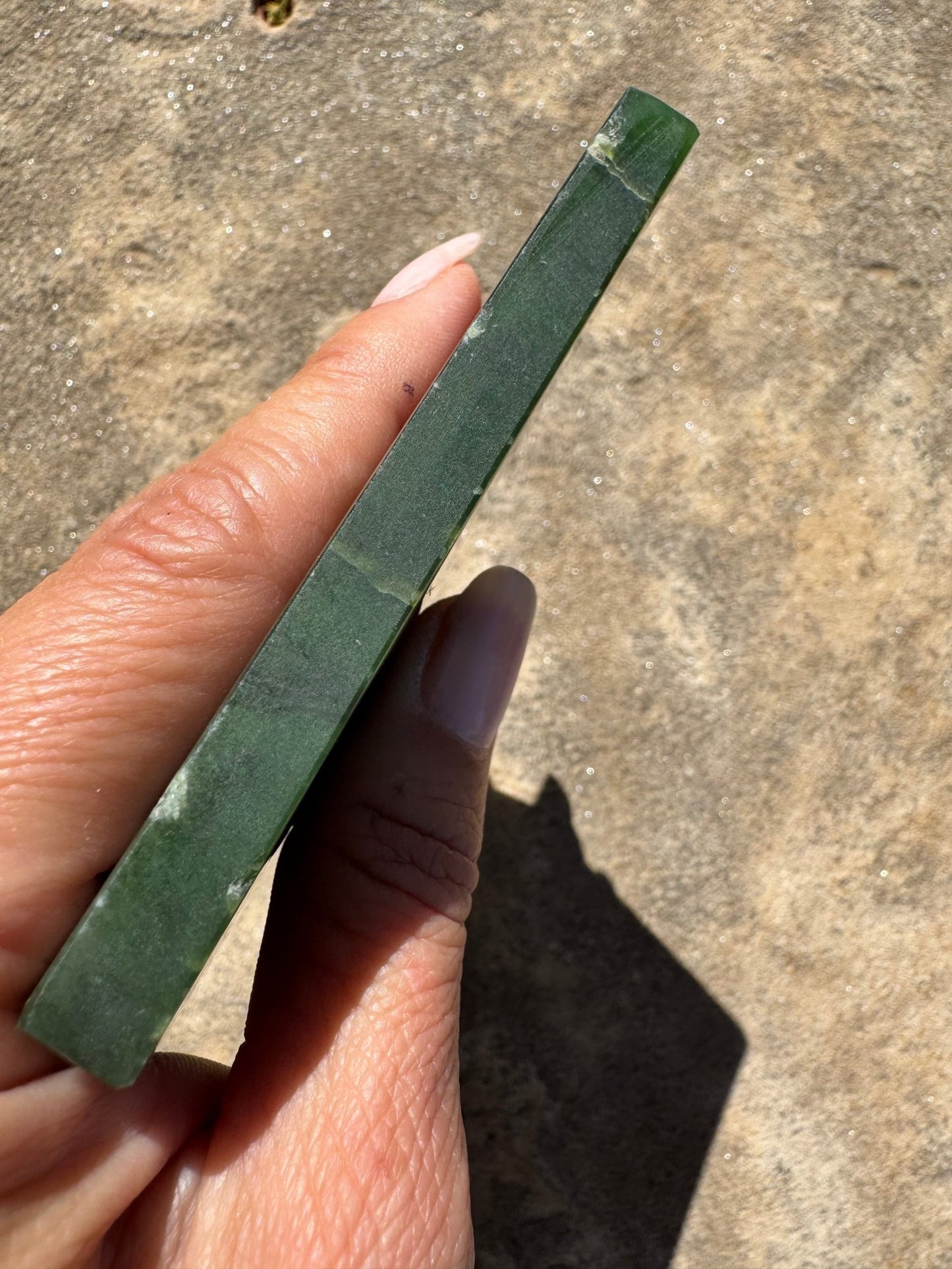 Canadian Nephrite Jade Slab 147g - Purple Door Alchemy