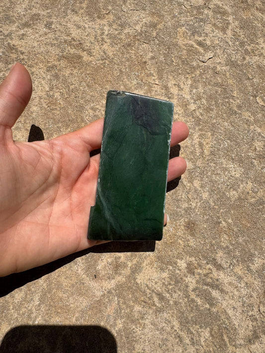 Canadian Nephrite Jade Slab 153g - Purple Door Alchemy